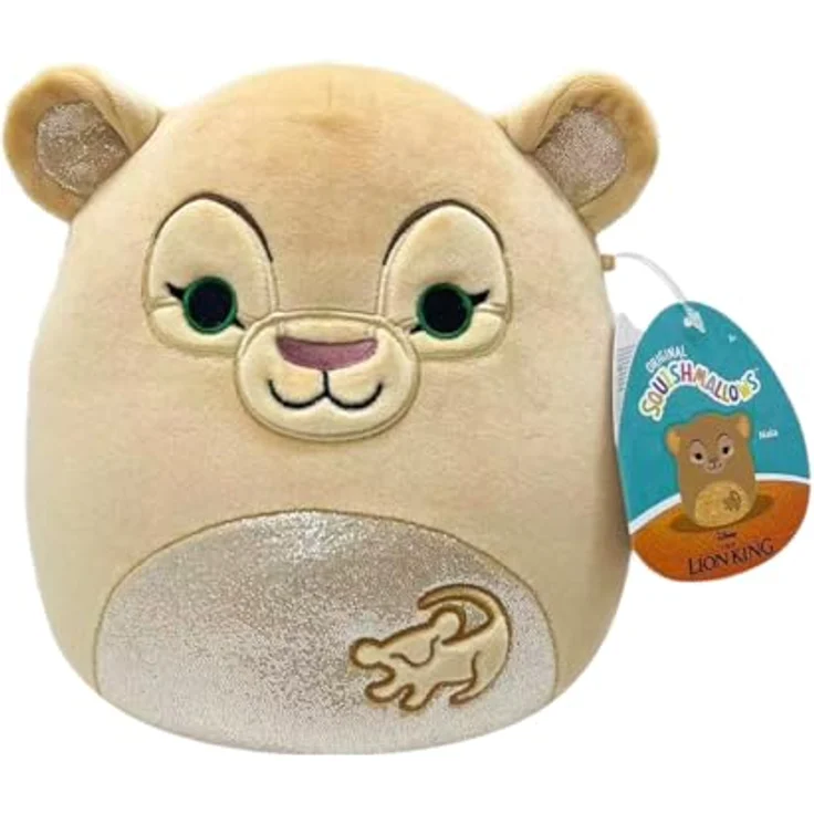 Squishmallows SQDI00549 - Nala 20 cm, offizielles Jazwares Plüsch, superweiches Kuscheltier, Disney König der Löwen – Bild 1