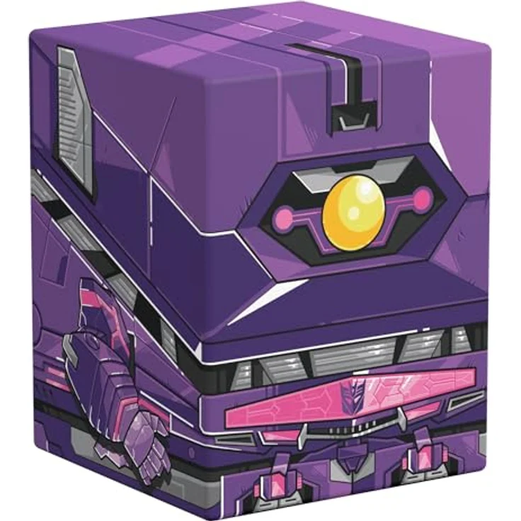 Squaroes SQR100233 - Squaroes Squaroe Transformers TR007 - Shockwave - Deckbox für bis zu 100 Karten, umweltfreundlich, robust und vollflächig bedruckt – Bild 1