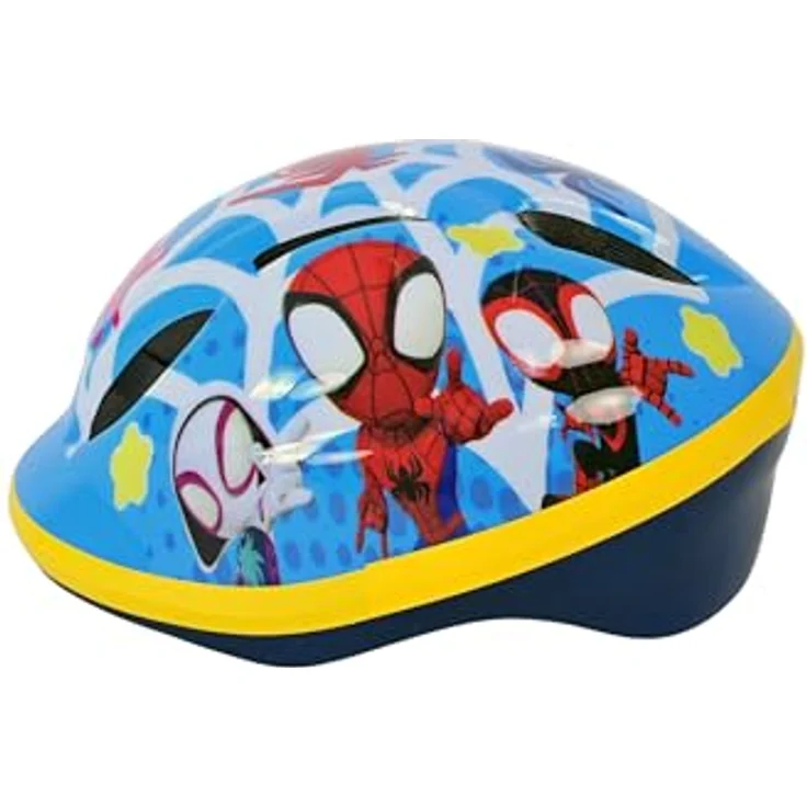 Fahrradhelm Kinder | Kinderhelm 3 Jahre | Spiderman | Gr. 52-56 | 220g Leicht | EPS Schaum | Klickverschluß & Belüftungsöffnungen | Sicher & Stylisch | TÜV/GS & CE EN 1078 geprüft – Bild 2