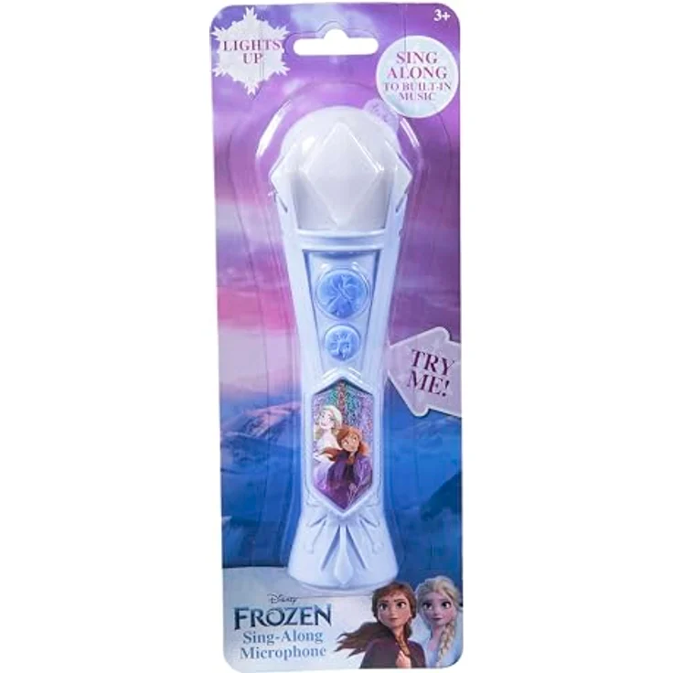 ekids FR-070 Lizenziertes Disney Frozen Karaoke Mikrofon mit Audio Eingang für Kinder ab 3 Jahren – Bild 7