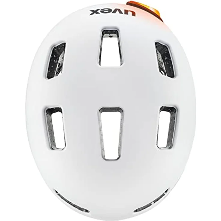 Uvex city 4 - Leichter City-Helm für Damen und Herren - Inkl. LED-Licht - Individuelle Größenanpassung - White Skyfall Matt - 58-61 cm – Bild 5