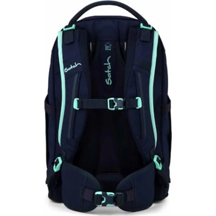 Satch Pack Schulrucksack Set 2tlg. mit Schlamperbox, 30 Liter Volumen, Ocean Mint – Bild 5