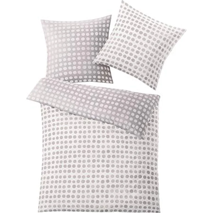 Kleine Wolke Dotti Bettwäsche, Baumwolle, Holunder, 155x220 + 80x 80 – Bild 1