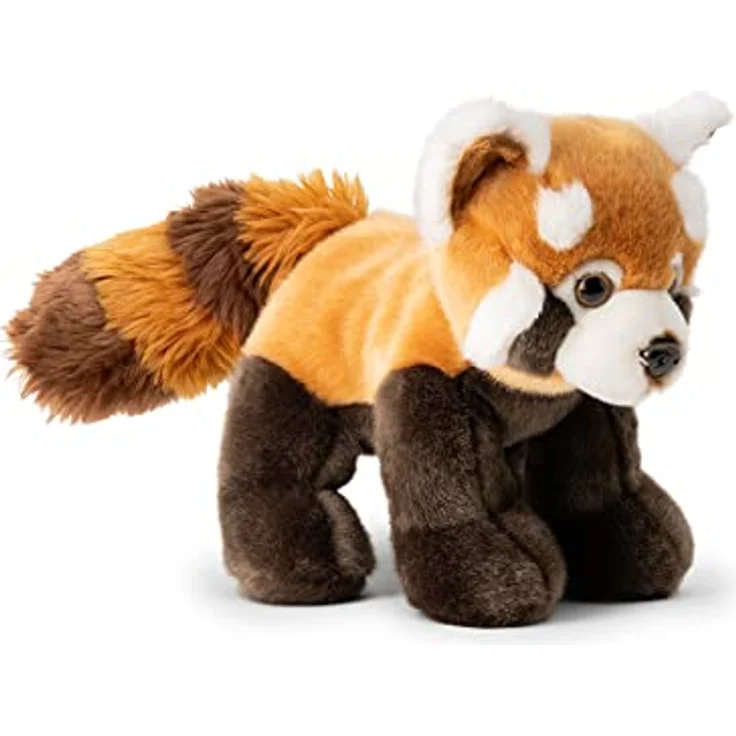Tobar Plüsch Roter Panda Kuscheltier, realistisches Design, 100% recycelte PET-Füllung, inklusive Miniaturbuchlet mit Fakten – Bild 3