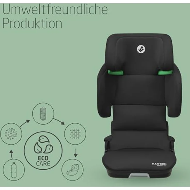 Maxi-Cosi Tanza i-Size, Kindersitz mit G-CELL-Schutz, 10 Kopfstützenpositionen, faltbar, gepolstert, für Kinder 100-150 cm – Bild 6