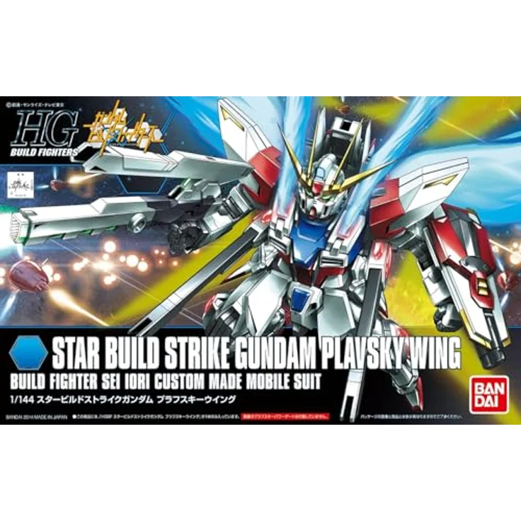 Bandai Namco Games Hgbf 1/144 Star Build Strike Gundam Plavsky Flügel, beweglicher Bausatz aus Spritzgusskunststoff – Bild 4