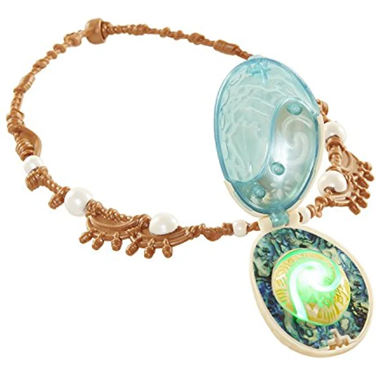 Disney Prinzessin Moana's Magische Versilberte Muschelkette mit leuchtender Funktion, ab 3 Jahren geeignet – Bild 3