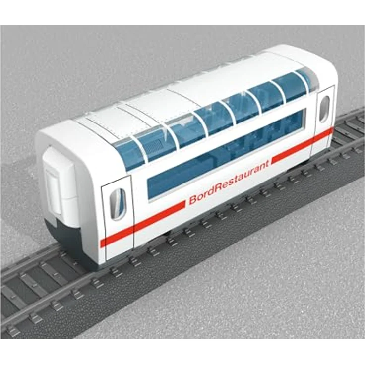 Märklin Spielzeug-Eisenbahn H0 ICE Bord Restaurant 44124, Speisewagen mit abnehmbarem transparentem Dach und Inneneinrichtung, 11,2 cm lang – Bild 4