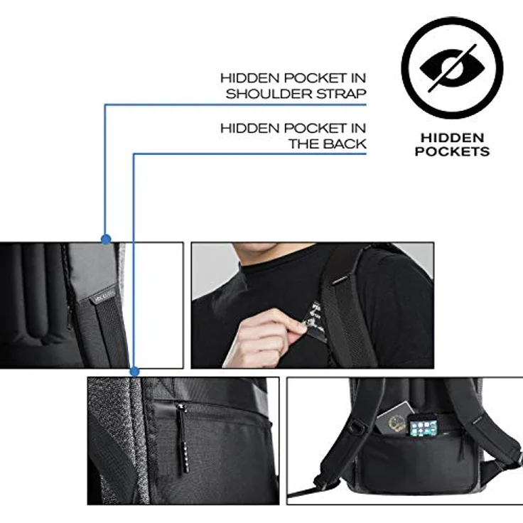 XD Design Rucksack Urban Lite grey – Bild 9