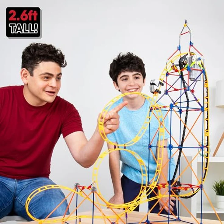 K'NEX 80216 Amazin' 8 Coaster , Colourful Construction Set for Boys and Girls, 448 Piece Kids Building Set for Children Aged 7 Years and Older – Bild 5