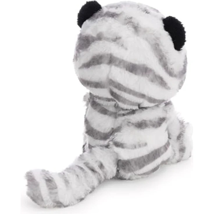 NICI Kuscheltier GLUBSCHIS Tiger Albella 15cm, weiß-grau getigert, superweiches Plüsch mit Glitzeraugen, ideales Geschenk für Kinder und Erwachsene – Bild 4