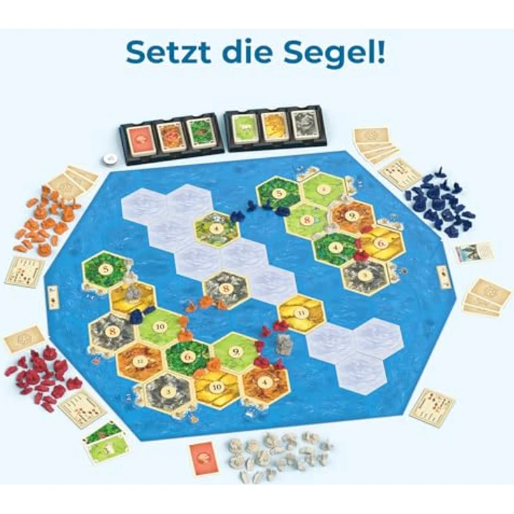 KOSMOS 684679 Catan - Seefahrer, Erweiterung zu Catan - Das Spiel, Brettspiel für 3-4 Personen ab 10 Jahre, Familienspiel, Gold als neuer Rohstoff – Bild 3