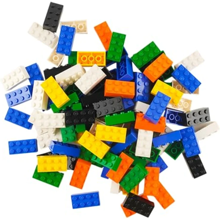 Stein-Experte Lego® 2x4 Bausteine – 100x Klassische Steine | Bunte Farben | Modell 3001 | Kompatibel mit Lego® Sets | Perfekt für Bauprojekte & Kreativität – Bild 2