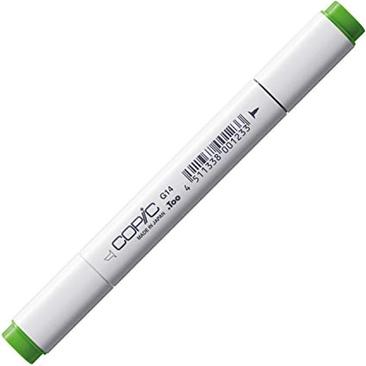 Copic Classic Marker Typ G - 14, Apple Green, professioneller Layoutmarker mit breiter und feiner Spitze, schnelltrocknend und wischfest – Bild 1