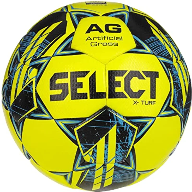 Select X-Turf FIFA Basic Ball X Turf, Unisex Fußball aus synthetischem Leder, gelb-blau, Größe 5 EU – Bild 1
