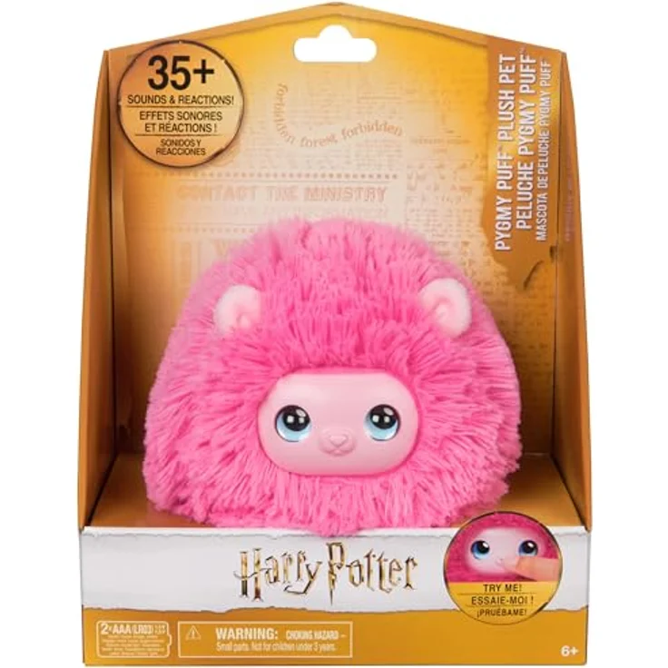 Spin Master Harry Potter Interaktiver Plüsch-Minimuff mit Sound, über 35 Geräusche, kuscheliges langhaariges Fell – Bild 7