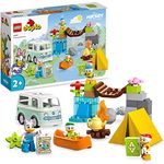 LEGO 10997 DUPLO Disney Mickey and Friends Camping-Abenteuer Set mit Wohnmobil, Kanu und Daisy Duck Figur, Bauspielzeug Geschenk für Kleinkinder ab 2 Jahren, Mädchen und Jungen