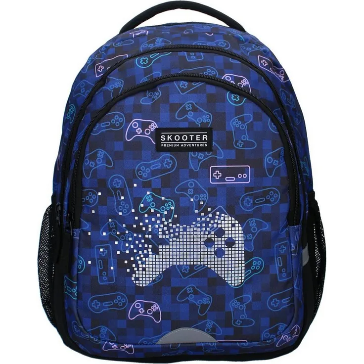 Vadobag Skooter Schulrucksack Winning Streak, 34 Liter, blau mit Laptopfach