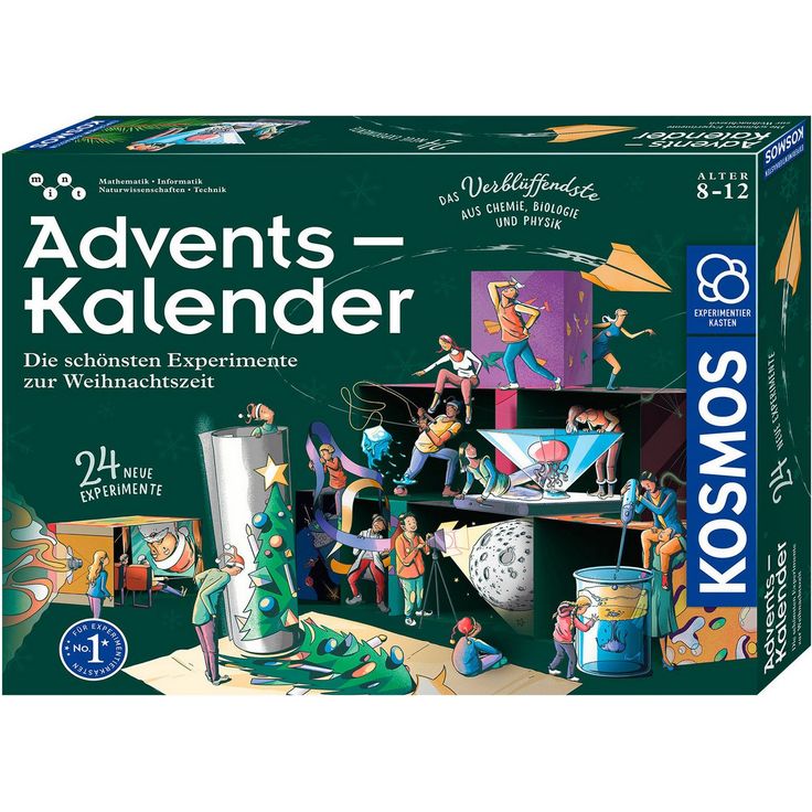 Kosmos Spielzeug-Adventskalender Experimente - 2024 - Preisvergleich