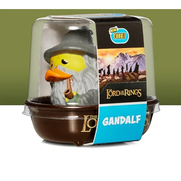 TUBBZ Kleine Gandalf der Graue Sammelbare Vinyl-Gummientenfigur - Offizielles Herr der Ringe Merchandise – Bild 2