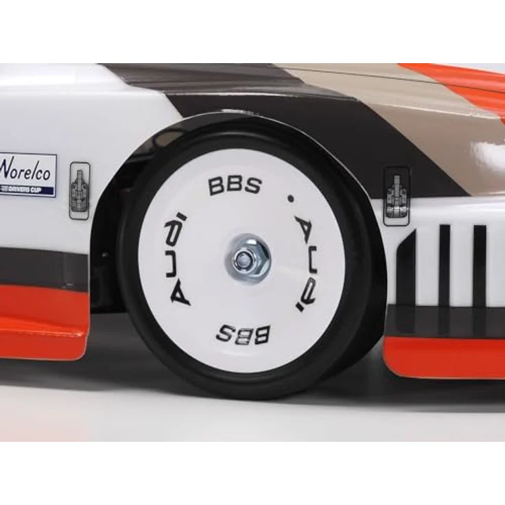 Tamiya 1/10 RC Audi 90 Quattro Racing, vorbemalte Polycarbonat-Karosserie in Weiss, inklusive TT-02 Chassis mit Allradantrieb und Tamiya 540 Torque Tuned Motor – Bild 5