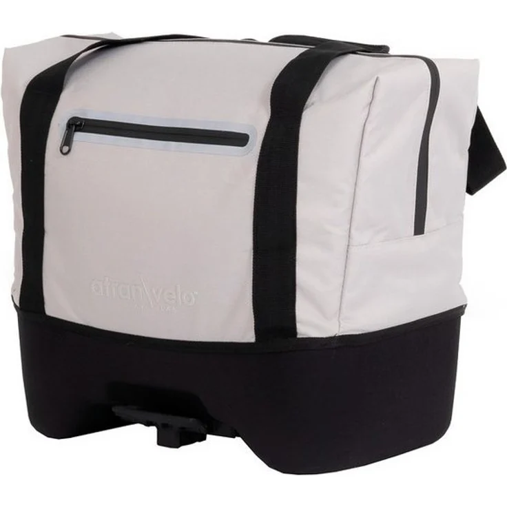 AtranVelo System-Fahrradtasche Beat 37x34x21cm, 27ltr, grau, inkl. AVS System – Bild 1