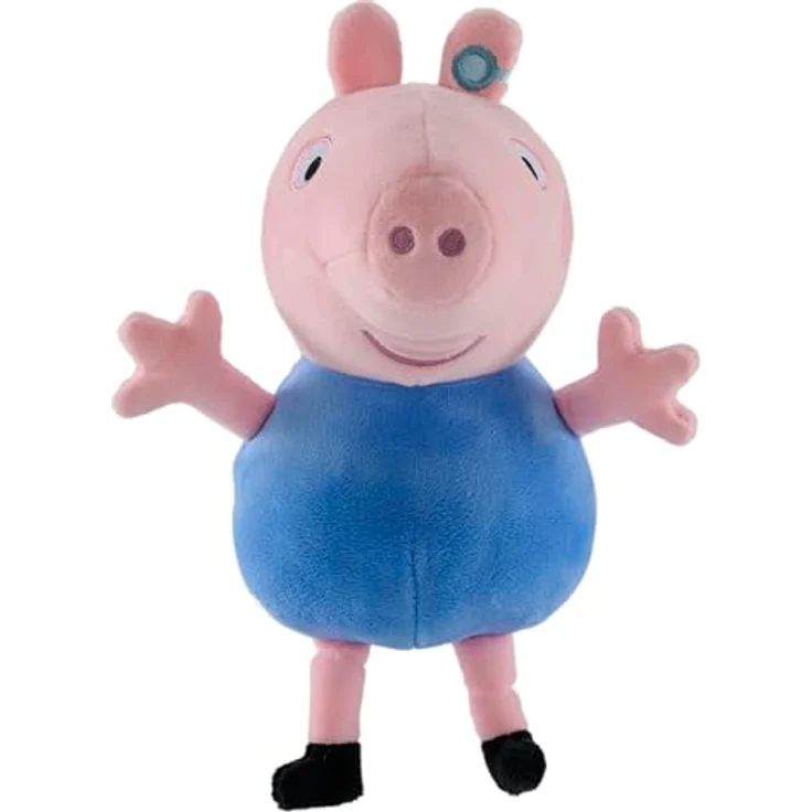Chillfactor Peppa Pig Plüschfigur George, sprechendes Kuscheltier mit 7 Phrasen und Geräuschen, weich und kuschelig – Bild 2