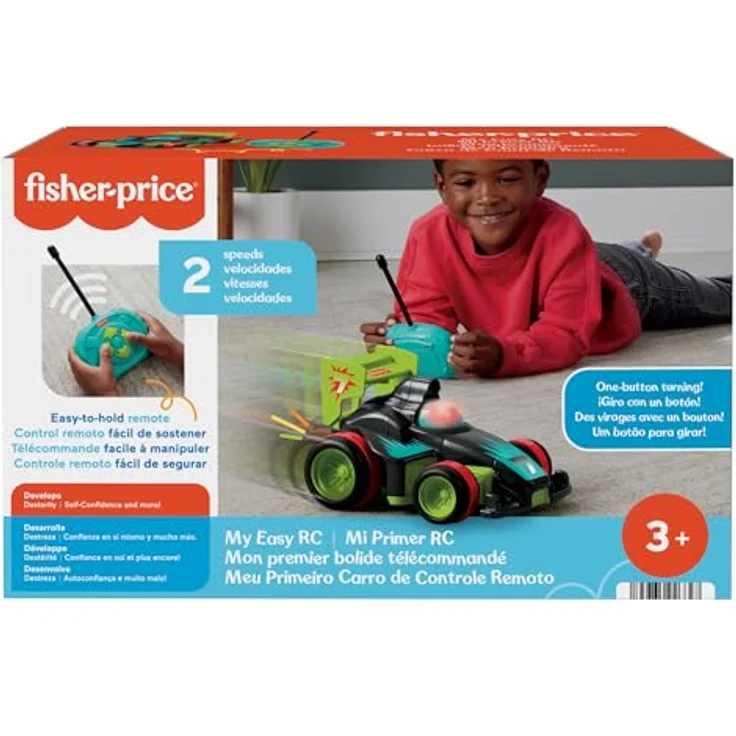 Fisher-Price® RC-Auto Fernlenkflitzer, My easy RC, ergonomische Fernsteuerung, 2 Geschwindigkeiten, automatische Abschaltung – Bild 6