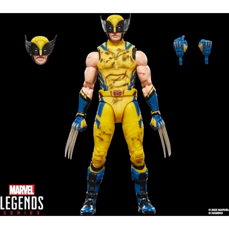 Marvel Legends Series Wolverine, 15 cm Action-Figur mit austauschbarem Kopf und Händen, inspiriert von Marvel Studios' Deadpool & Wolverine – Bild 2