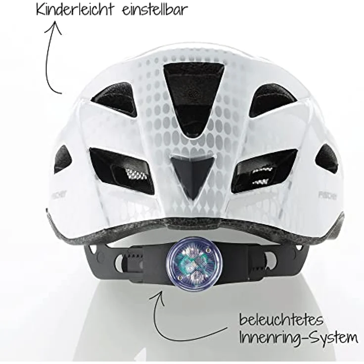 Fischer Fahrradhelm Urban Levin L/XL grau – Bild 5