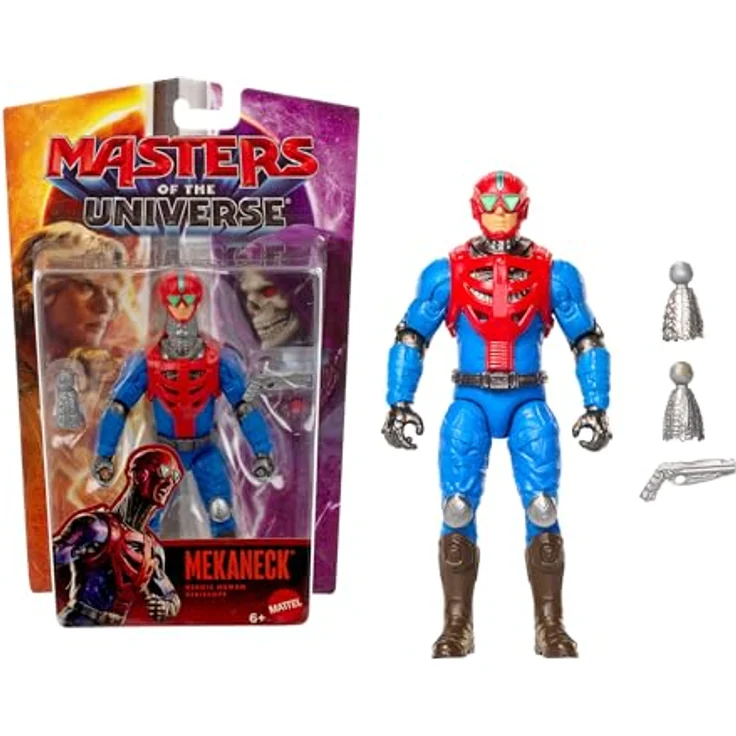 Masters of the Universe 2026 Film Mekaneck, 14 cm große Actionfigur mit 14 beweglichen Gelenken und verlängerbarem bionischen Hals – Bild 1