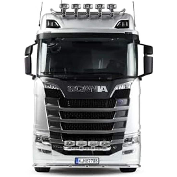 Amewi Scania 770 S Zugmaschine 6x6 1:14 RTR, ferngesteuertes Baustellenfahrzeug mit 2-Gang-Getriebe, Soundmodul und LED-Beleuchtung, silber – Bild 5