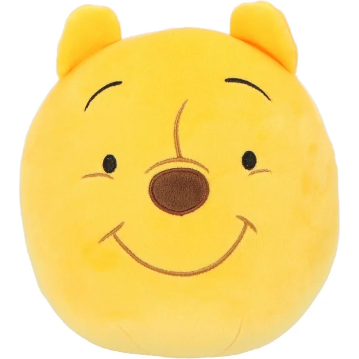 Disney Winnie the Pooh Squishy, 32 cm, gelb, weiches Material, ideal zum Drücken und Entspannen, perfektes Geschenk für Fans