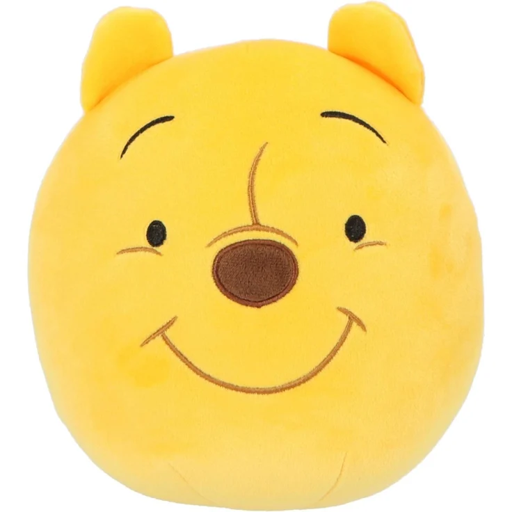 Disney Winnie the Pooh Squishy, 32 cm, gelb, weiches Material, ideal zum Drücken und Entspannen, perfektes Geschenk für Fans