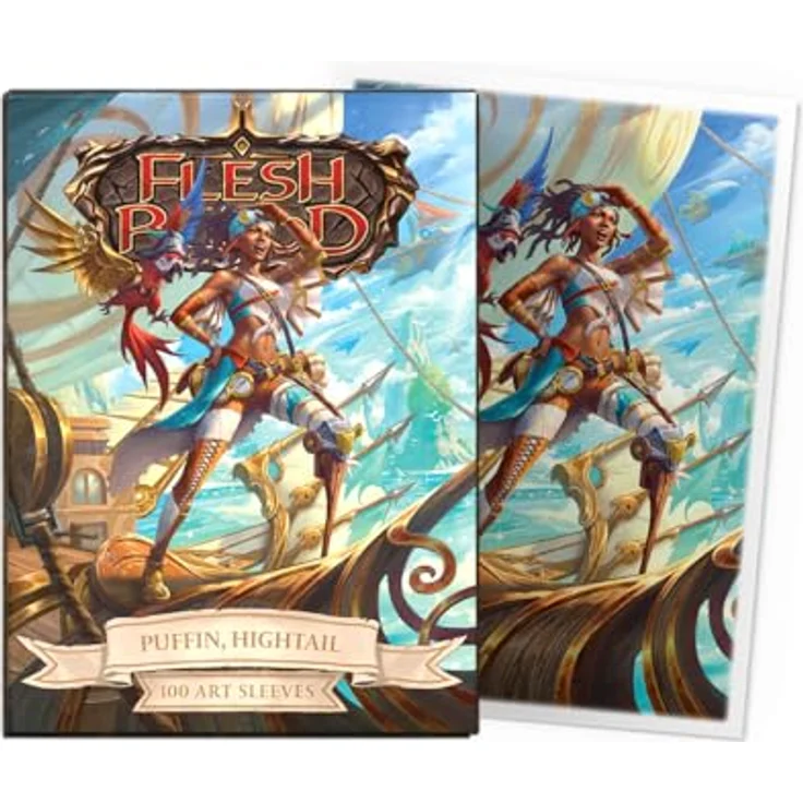 Dragon Shield Flesh & Blood Art Sleeves, 100 CT Premium TCG Hüllen, Smooth & Tough, kompatibel mit Pokémon, One Piece & Magic: The Gathering, Puffin, Hightail – Bild 2