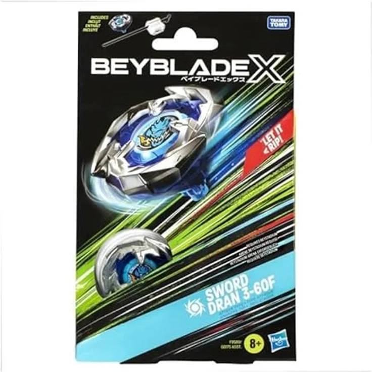 Hasbro Beyblade X Sword Dran 3-60F, Starter Pack mit X-Celerator Beschleunigungssystem, Angriffstyp und austauschbaren Teilen – Bild 6