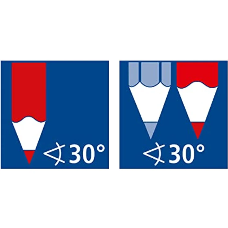 STAEDTLER Anspitzer 512 F, Doppelspitzdose rund für Stifte bis 10,2 mm Ø, blau, transparent, austauschbare Messer und Spitzer – Bild 5