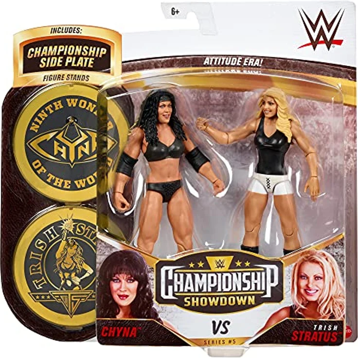 WWE GVJ25 - Chyna vs. Trish Stratus Battle Pack, Spielset mit Actionfiguren, Spielzeug ab 6 Jahren – Bild 7