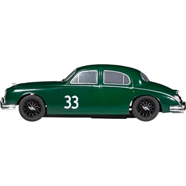 Scalextric C4506 Jaguar MK1 - Mike Hawthorn Cars - Tourenwagen, Slotcar im Maßstab 1:32 mit funktionsfähigen Lichtern und DPR – Bild 3