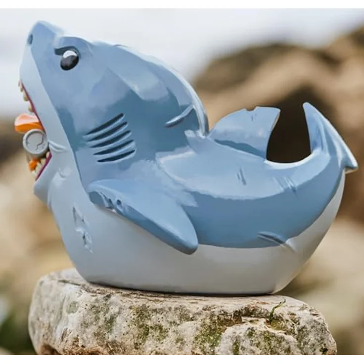 TUBBZ Überdimensionale Bruce Gummiente Figur - Premium Vinylfigur, Offizielles Jaws Merchandise - 150 % größer als normale TUBBZ, ca. 21,9 cm hoch – Bild 4