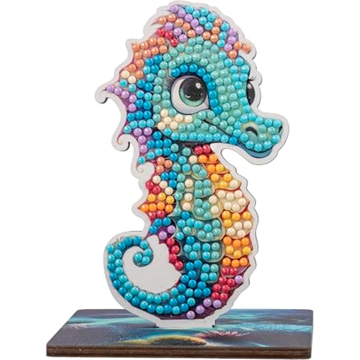 CRYSTAL ART Crystal Art Buddy Seahorse, Kreativ-Set für Bastelarbeiten – Bild 1