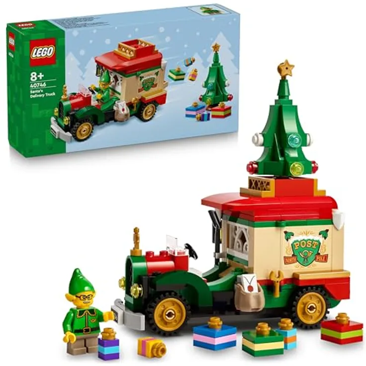 LEGO - Verschiedene Christbaumanhänger, Weihnachtsbaum und Geschenke, DIY Spielset für Jungen und Mädchen ab 8 Jahren – 40746