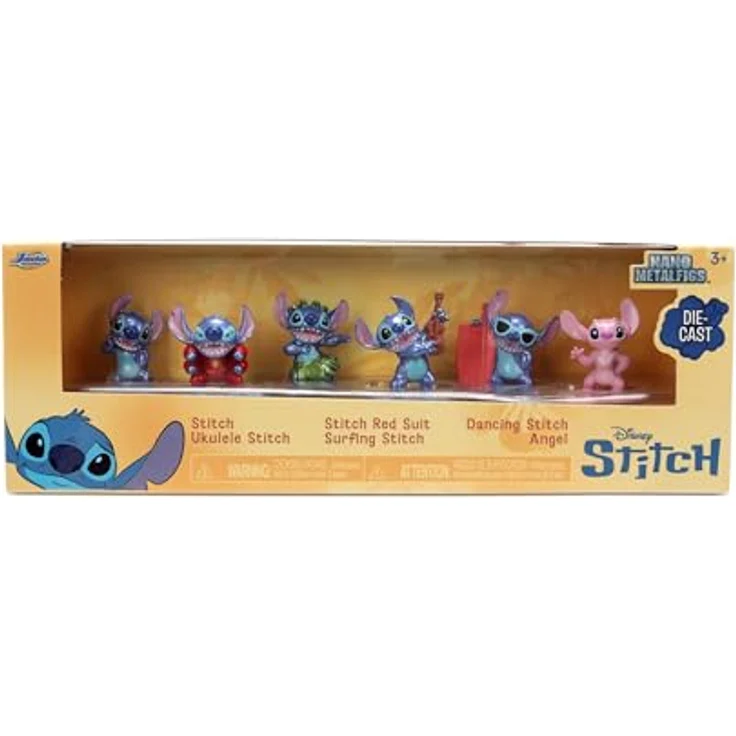 Jada Stitch Set, 6 mehrfarbige Metallfiguren, je 4 cm, für Sammler ab 8 Jahren – Bild 4