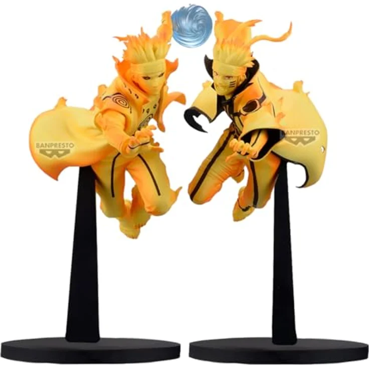 Banpresto Naruto Uzumaki Naruto Shippuden BP29397P Actionfigur, 17 cm, aus PVC, handgefertigt, mehrfarbig, inkl. Basisständer – Bild 3