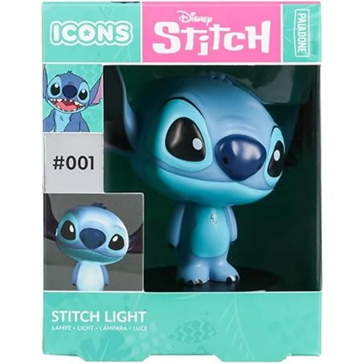 Lilo & Stitch Sammelfigur, Stitch Lampe, 11 cm, offiziell lizenziertes Disney Merchandise, benötigt 2 AAA-Batterien (nicht enthalten) – Bild 4