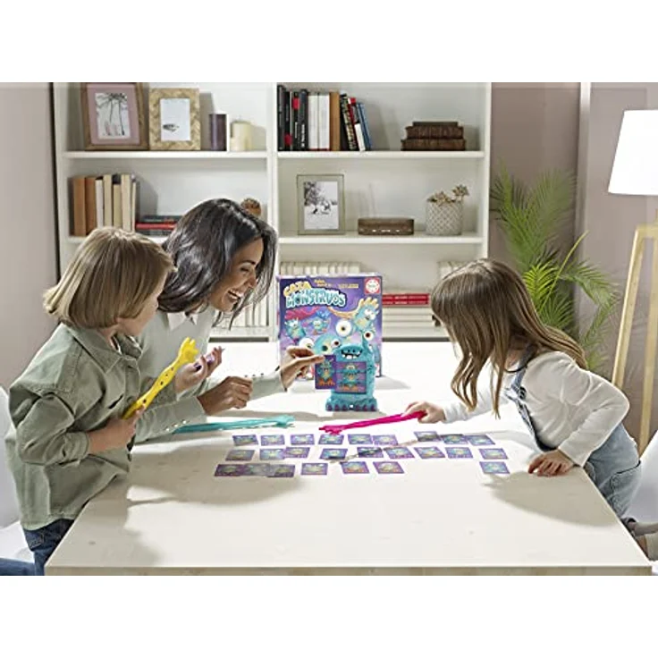 Educa Monsterjagd 18861, Brettspiel für 2-4 Spieler ab 5 Jahren, mehrfarbig, Spieldauer 10 Minuten – Bild 8