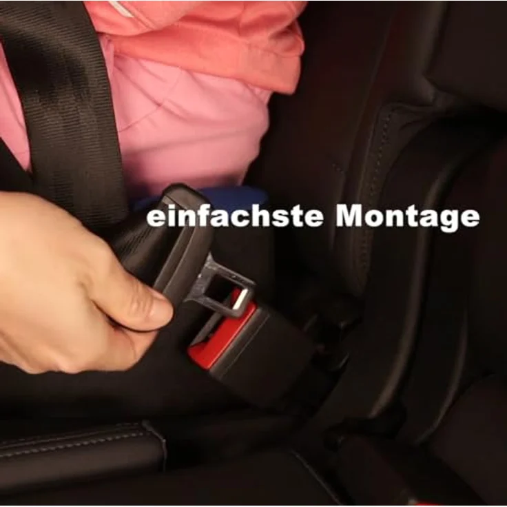 Autokindersitz SitzerhoehungPolystyrol Safari Kindersitzerhoehung Gruppe II/III von 15-36 kg Schwarz-Grau – Bild 10