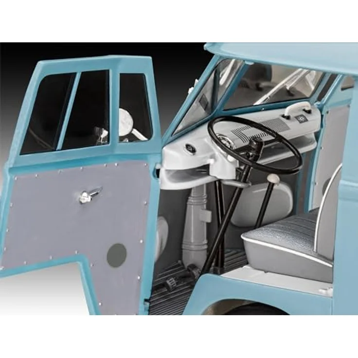 Revell 07726 VW T1 Panel Van (Gulf Decoration) 1:24 Scale Plastic Model Kit, Unbuilt/Unpainted, Auto Ferngesteuert, Molded Color – Bild 4