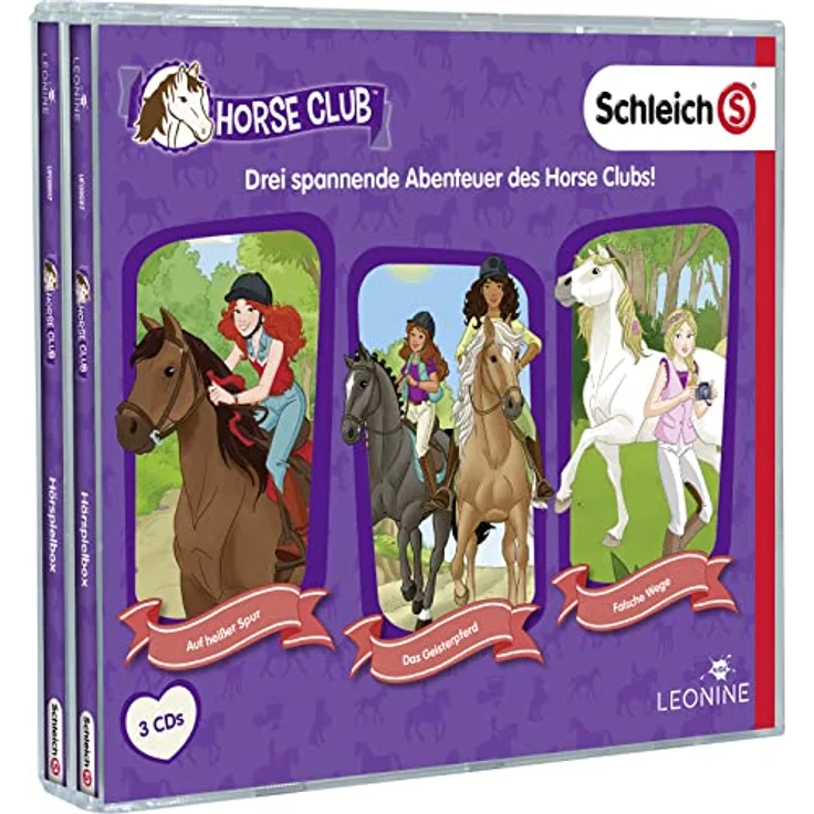 Leonine Hörspiel Schleich - Horse Club Hörspielbox, 3 Audio-CD - Spannendes Hörspiel für Kinder, Jugendliche – Bild 2