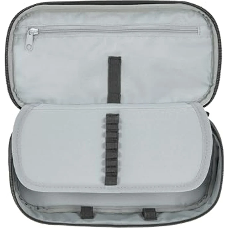 LÄSSIG Bold Spacy Pencil Case Black, nachhaltiges Stiftemäppchen für Schule und Freizeit – Bild 3
